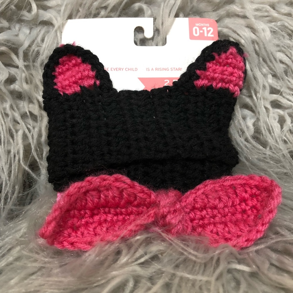NWT 2 PIECE INFANT HEAD ACCESSORIES